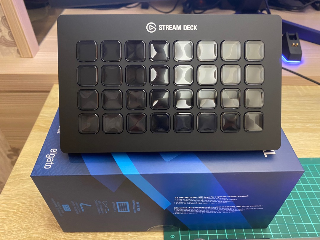 一統電競】Elgato Stream Deck XL 視頻直播操作控制台| 蝦皮購物