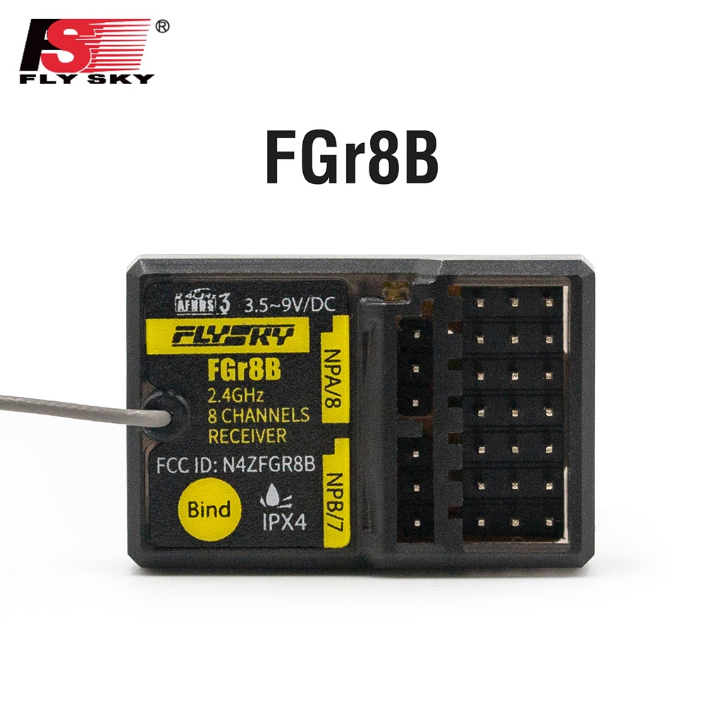 Flysky RC Receiver - Compatible With FGR4S, FS-iA6, FS-R6B & Many Flysky Transmitters