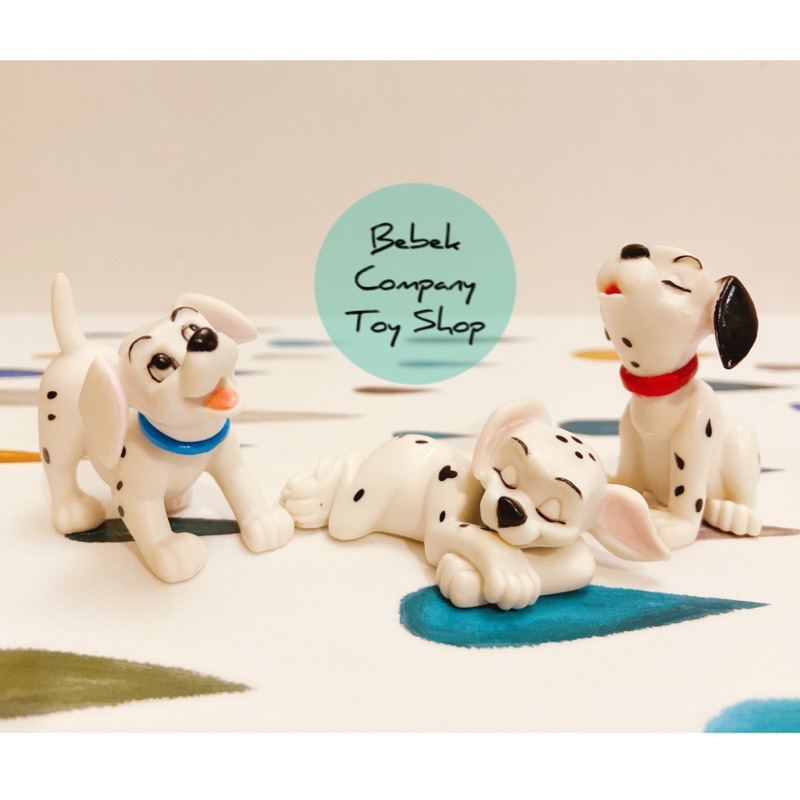 Disney 101 Dalmatians figures 迪士尼 101忠狗 大麥町 小公仔 絕版玩具 | 蝦皮購物