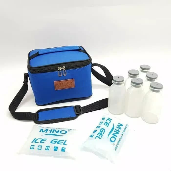 免費送貨 BAG Mino COOLER BAG 1 ICE GEL 6 瓶母乳 PAK | 蝦皮購物