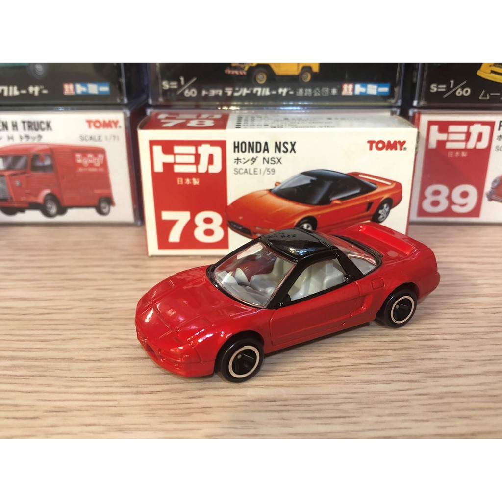 Tomica 日本製no.78 HONDA NSX 紅標絕版| 蝦皮購物