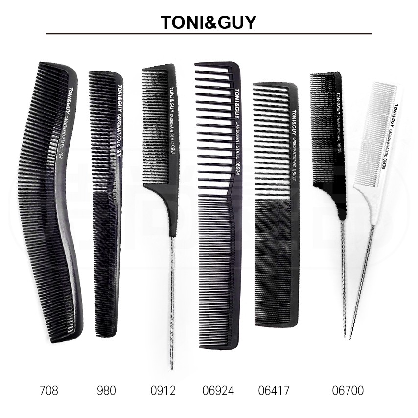 【時尚髮品】TONI&GUY剪髮梳/尖尾梳/S型梳/鐵柄尖尾梳/指推梳/油頭梳 | 蝦皮購物