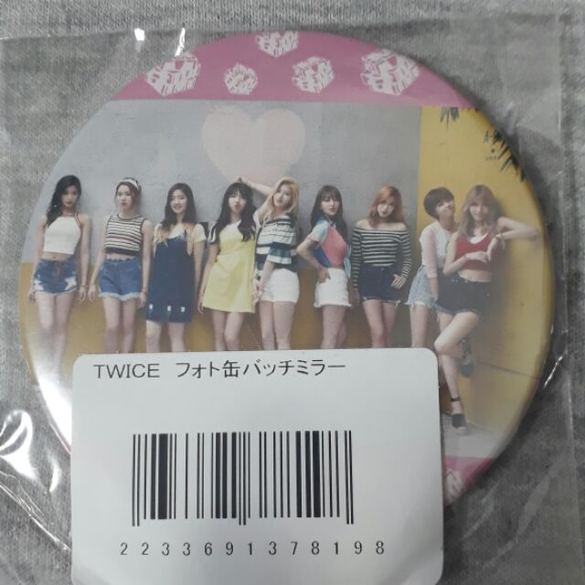 TWICE - 2016 JYP NATION TWICE フォト缶バッチミラー 2016 JYP NATION TWICE フォト缶バッチミラー