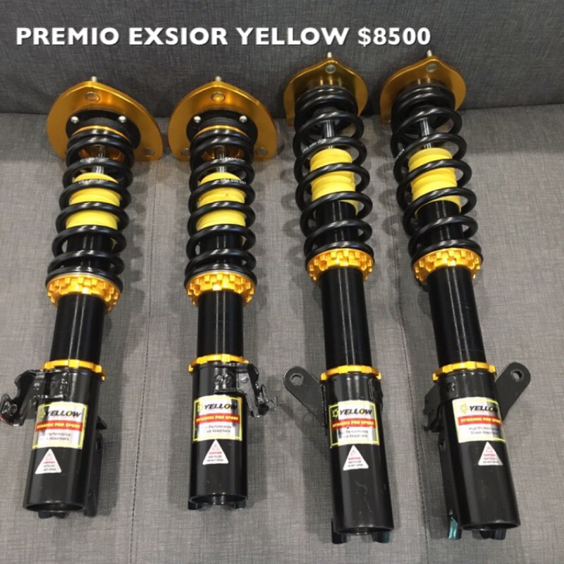 EXSIOR A秀PREMIO YELLOW 高低軟硬可調避震器| 蝦皮購物