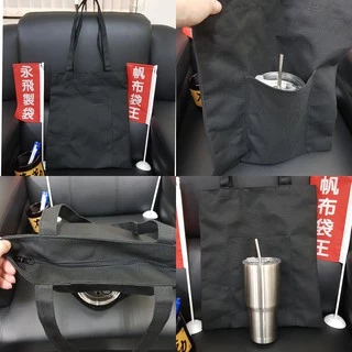 黑12安 A3拉鍊袋 (外袋可放一杯手搖杯) 台灣永飛獨家設計