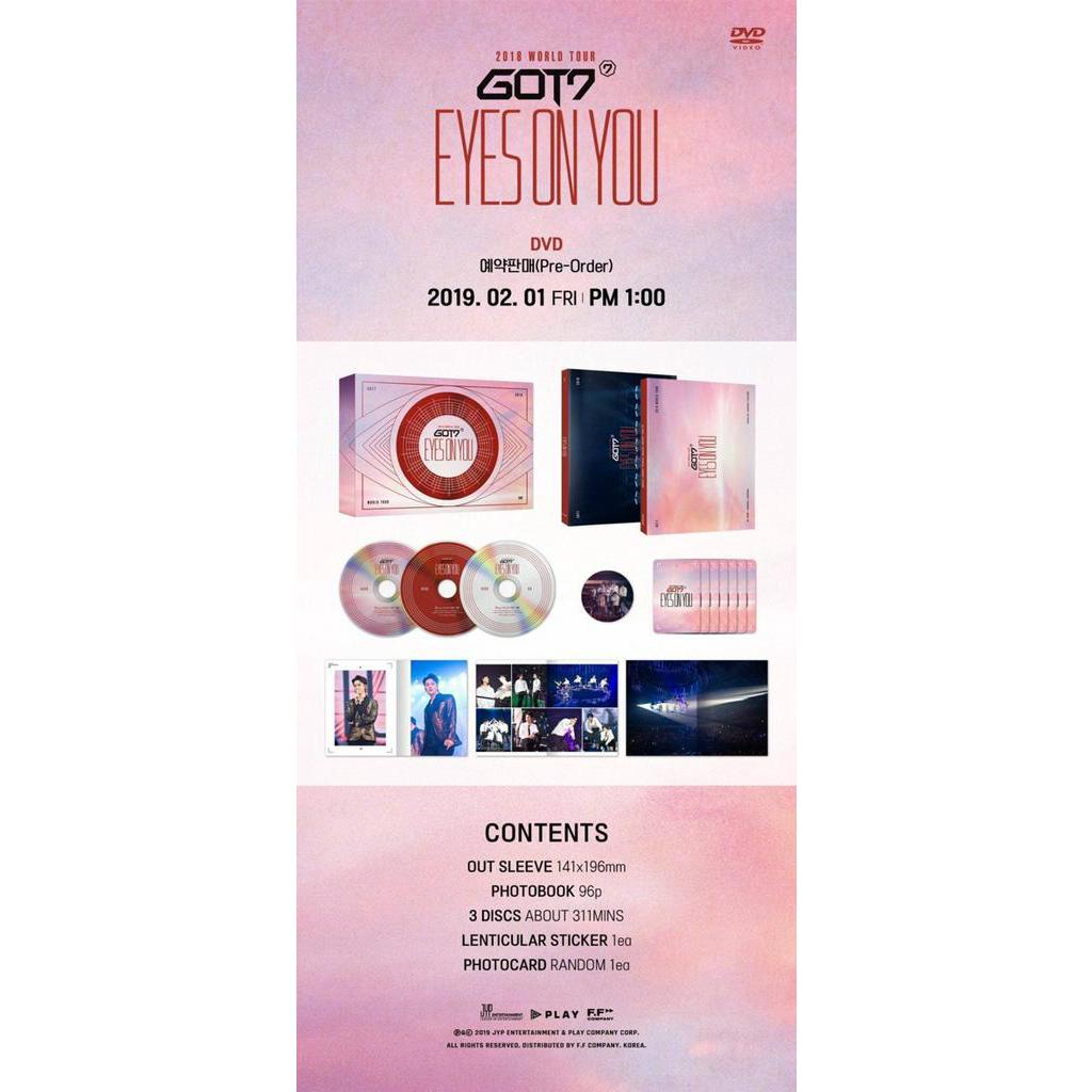 全商品オープニング価格！ DVD Blu-ray GOT7 2018 YOU ON EYES