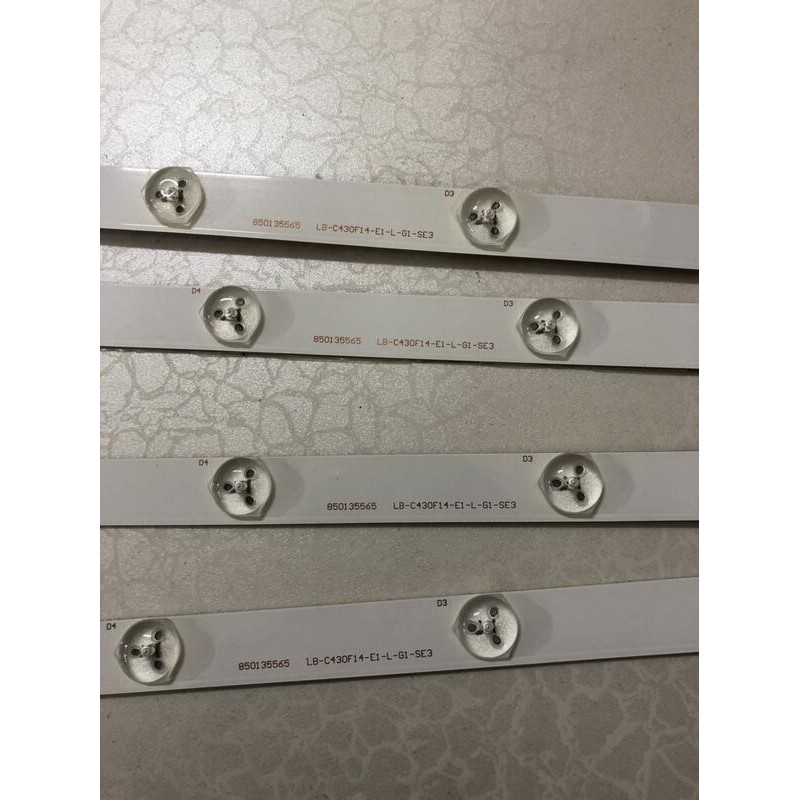 RANSO 聯碩 43RS-I6A 燈條 LB-C430F14-E1-L-G1-SE3 電視燈條 拆機良品 | 蝦皮購物