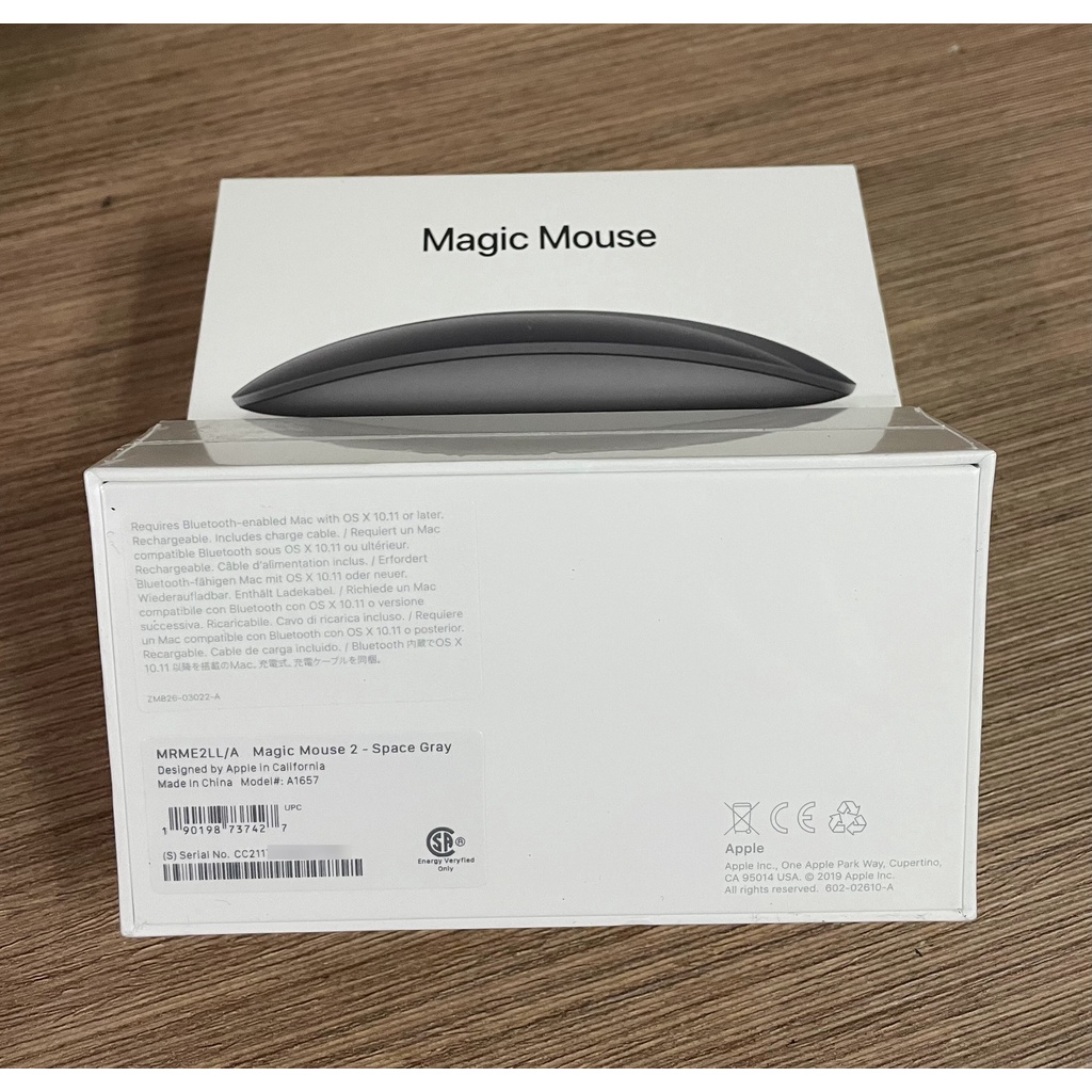 黑色(太空灰色)全新盒裝未拆封【蘋果園】 Apple Magic Mouse 2 蘋果巧