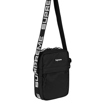 Supreme Shoulder Bag Black 2018ss 立ち上げ-