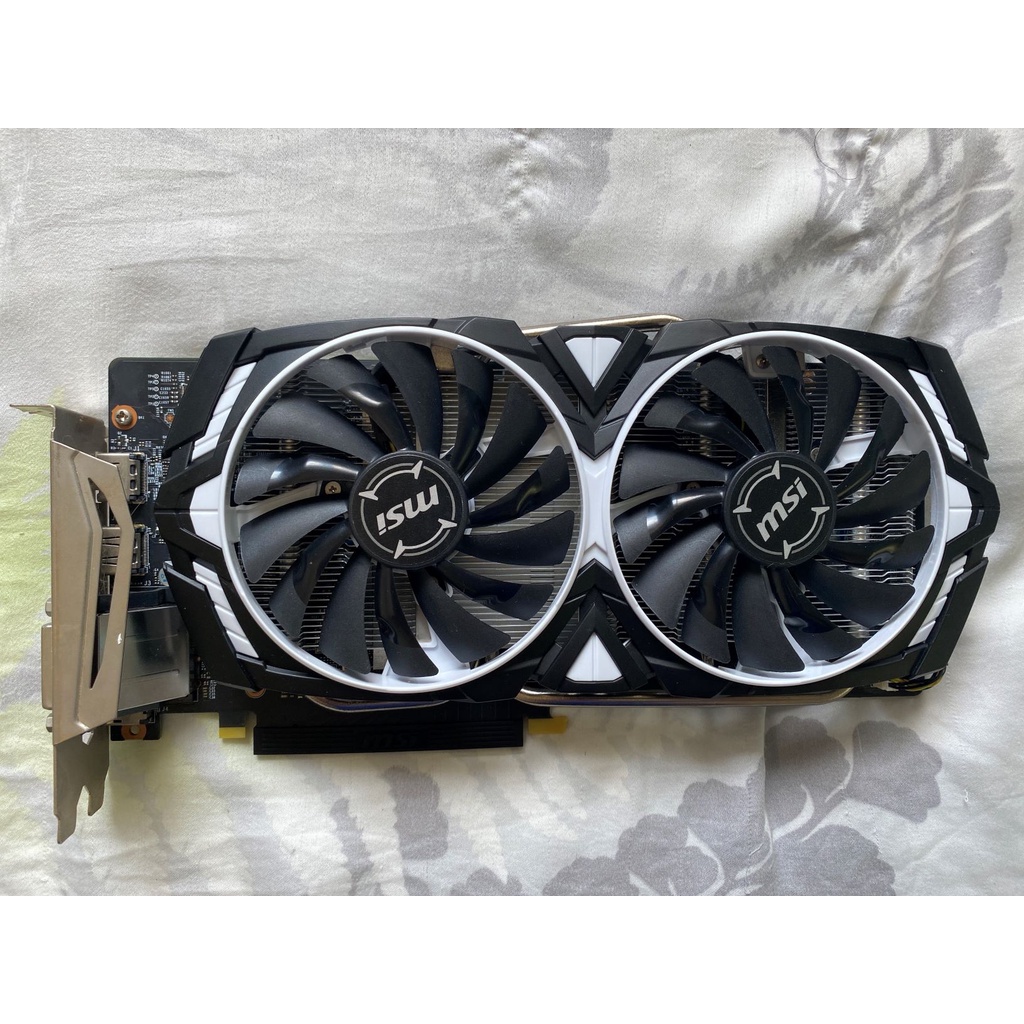 升級後出清顯示卡_MSI GEFORCE GTX 1060 ARMOR 3G OCV1