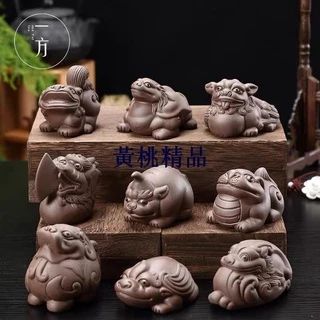 清『壽山石 龍生九子擺件』伝来 中国古董品 賞物 置物擺件 直徑5.5×5.7cm 重さ782g 【B】 龍生九子擺件2025年10月-月銷口碑最新推薦-Taobao