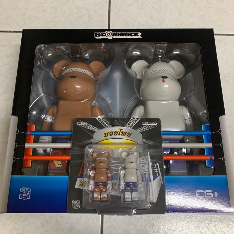 Be@rbrick 泰國限定泰拳拳擊全新未拆合售bearbrick 400+100 | 蝦皮購物