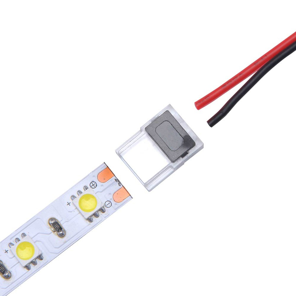 5 件 2 針 3528 5050 LED 燈條連接器,用於 8/10mm IP20 LED 燈條到電線焊接免費連接鋁型 | 蝦皮購物