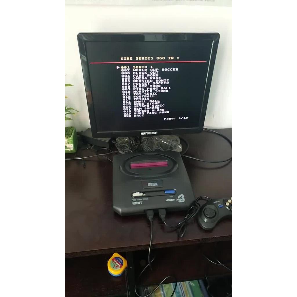 Sega MD2 電視視頻遊戲機 Seda Megadrive 16位 復古老式電視遊戲膠帶控制台老派 | 蝦皮購物
