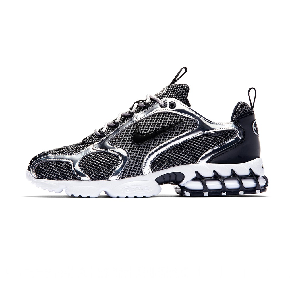 FLOMMARKET] Stussy x Nike Air Zoom Spiridon Cage 2 黑銀色| 蝦皮購物