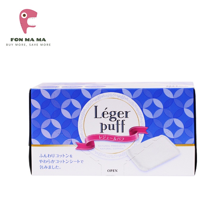 (公司貨) 日本 Cotton-Labo Selena 丸三 Leger Puff 超柔化妝棉 80枚/盒【鳳媽媽團購】 | 蝦皮購物
