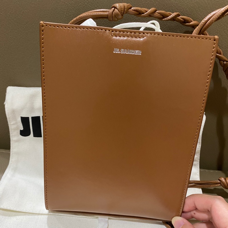 Jil Sander Tangle Bag 極簡全新焦糖色| 蝦皮購物