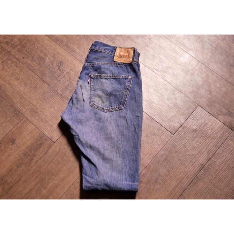 LEVI'S LVC 47501-0149 大E 刷色布邊復刻牛仔褲| 蝦皮購物