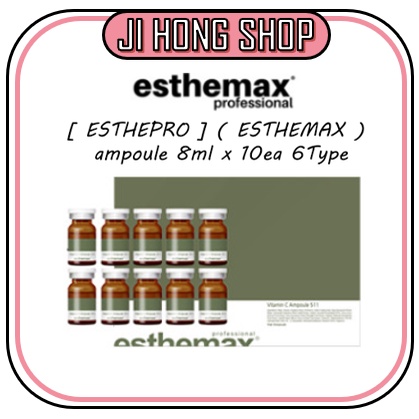 Sérum Éclaircissant à La Vitamine C ESTHEPRO - 8ml X 10 Ampoules - Soin Blanchissant Coréen
