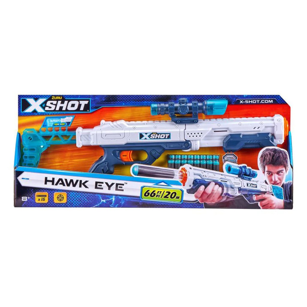 W先生】X-SHOT HAWK EYE 鷹眼射手狙擊之王軟彈槍ZU02139 ZU04016