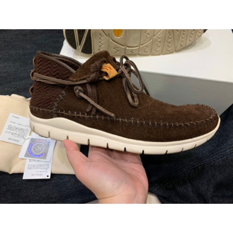 Visvim UTE Moc Trainer-folk US8 美製V大底 手工麂皮休閒鞋 懶人鞋袋鼠鞋可參考