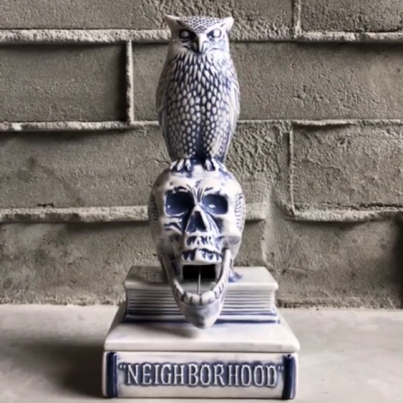 現貨全新正品NEIGHBORHOOD 18SS OWL/CE-INCENSE CHAMBER 貓頭鷹線香座