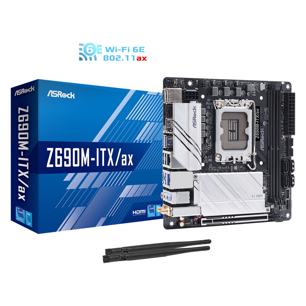 ASRock華擎Z690M-ITX/ax Mini-ITX/1700腳位/主機板/原價屋| 蝦皮購物