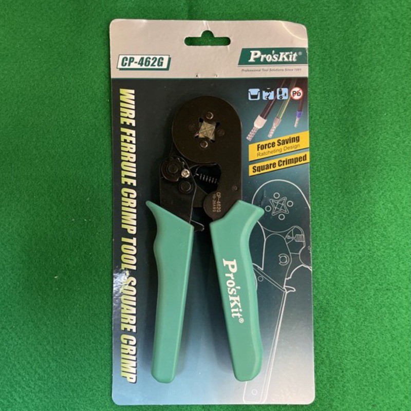 含稅 台灣Pro'sKit 寶工 CP462G 四邊自調歐式端子壓著鉗 0.205.5 mm² 壓著鉗 蝦皮購物