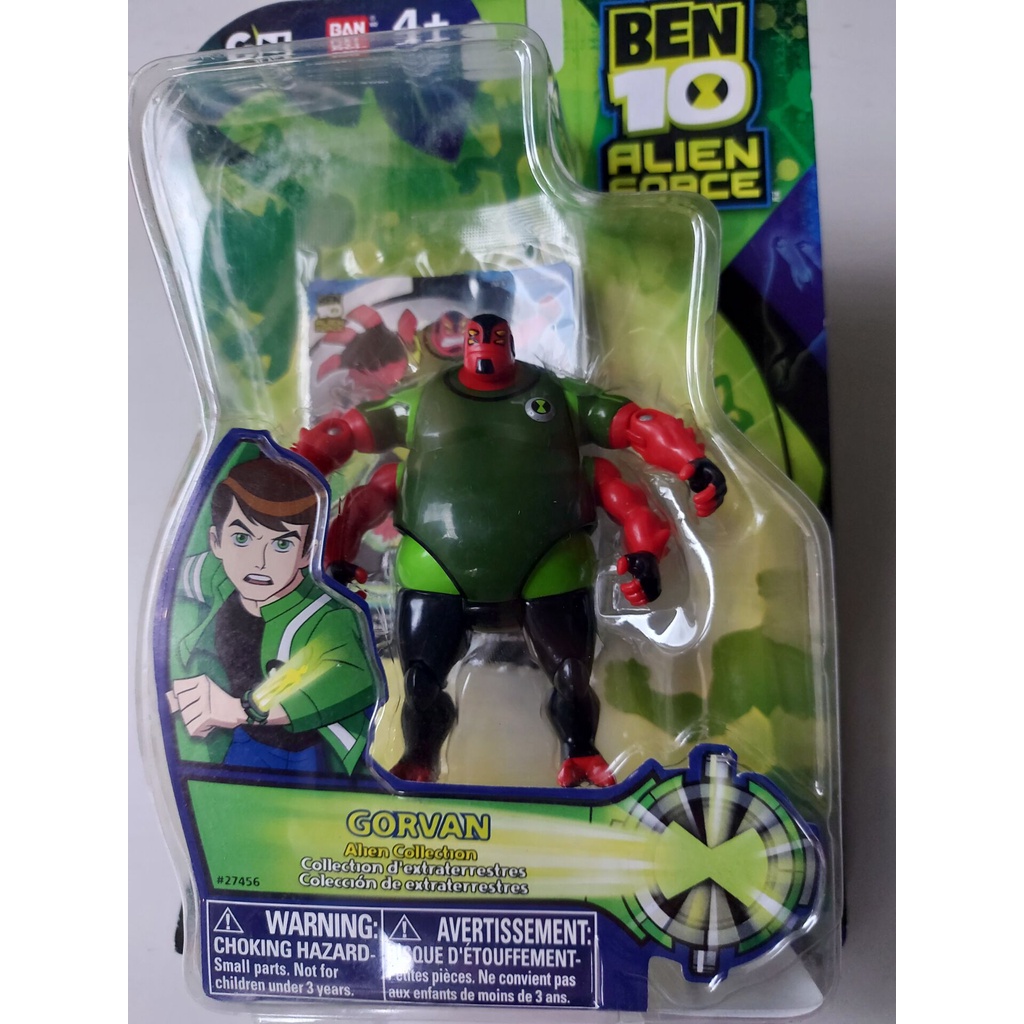 B-25櫃 ：代理版 GORVAN 戈爾王 四手泰卓曼星人 BEN 10 ALIEN FORCE外星英雄 全面進化 | 蝦皮購物