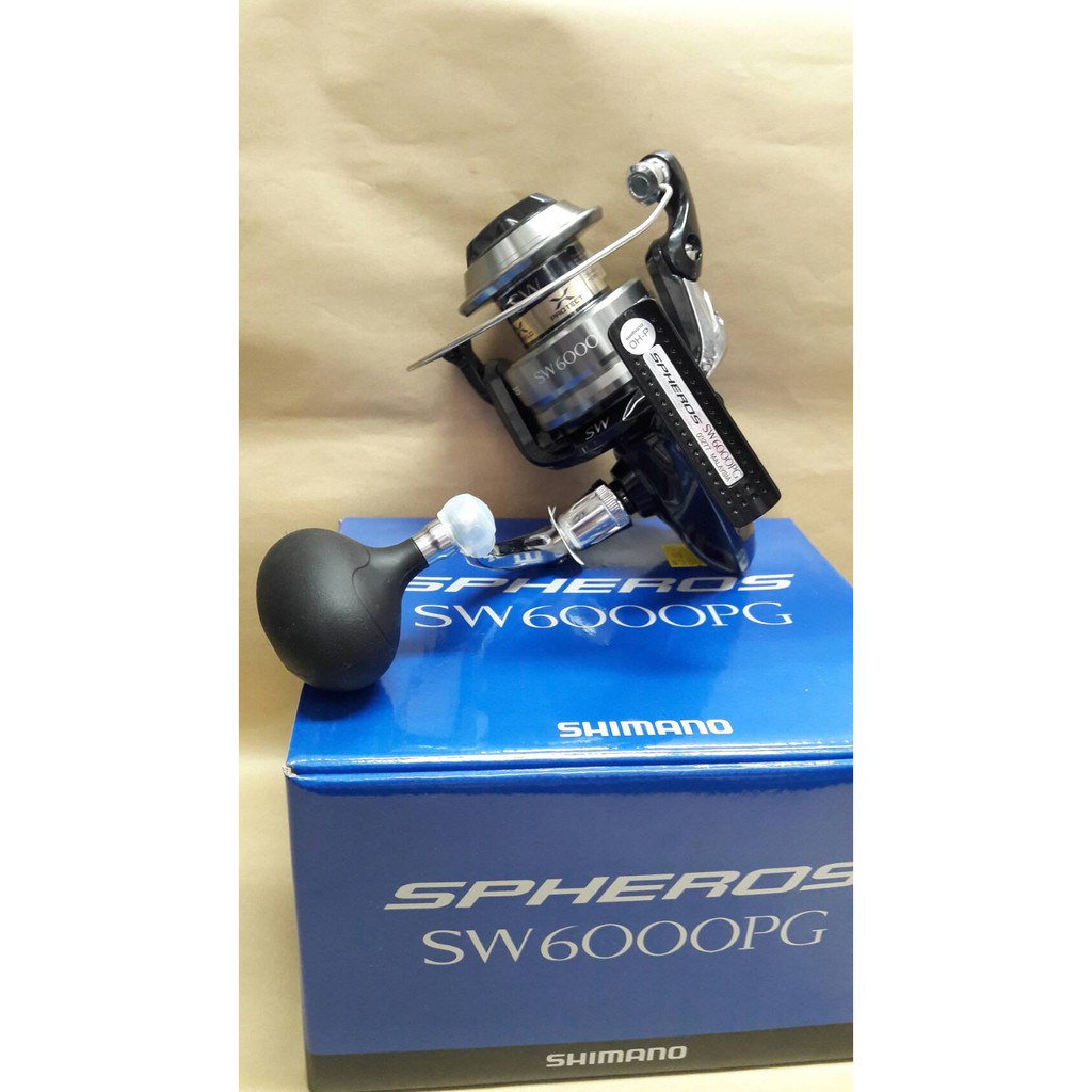 SHIMANO SPHEROS SW6000PG 捲線器岸拋海釣場入門首選| 蝦皮購物