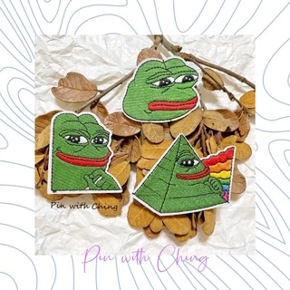Pepe the Frog佩佩蛙布貼 可改別針