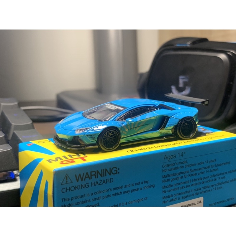 Mini GT 1/64 #57 Lamborghini LBWK LP700 Light Blue | 蝦皮購物