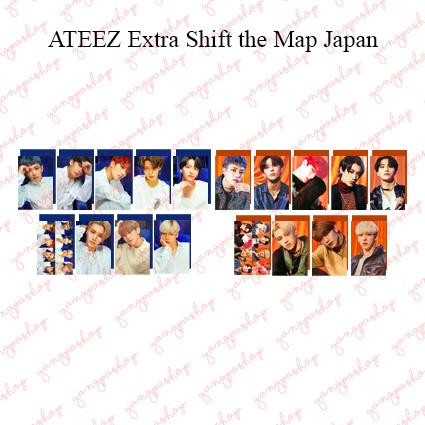 ATEEZ EXTRA SHIFT THE MAP JAPAN ATZZ 照片卡粉絲製作非官方翻書 YANGPASHOP | 蝦皮購物