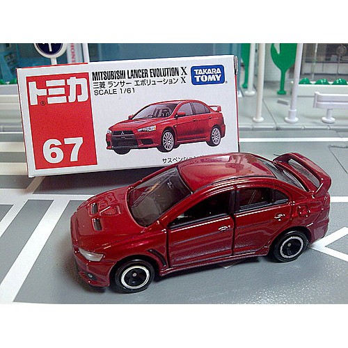 Tomica no.67 MITSUBISHI LANCER EVOLUTION X