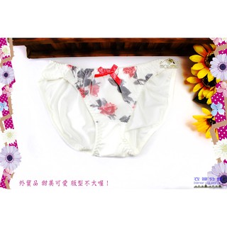 #Y137#日本系列 白色、粉紅 底大印花  M碼 內褲下標區 適合28吋腰以下