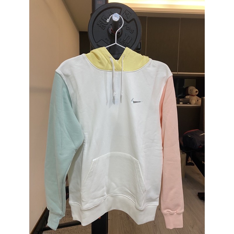 nike mini metallic swoosh pastel hoodie