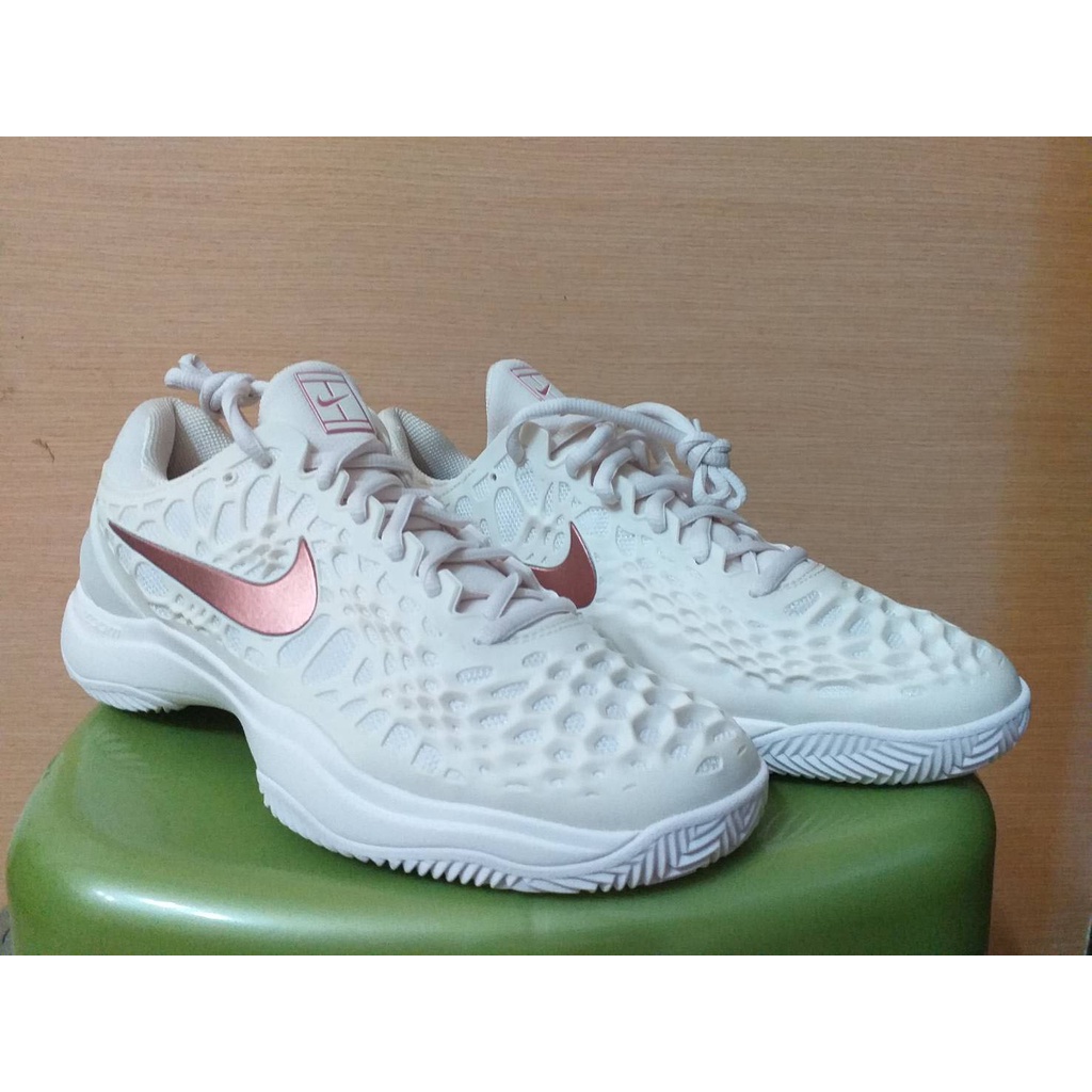 Nike Zoom Cage 3 白色粉色網球鞋女鞋27.5號正版全新可議| 蝦皮購物