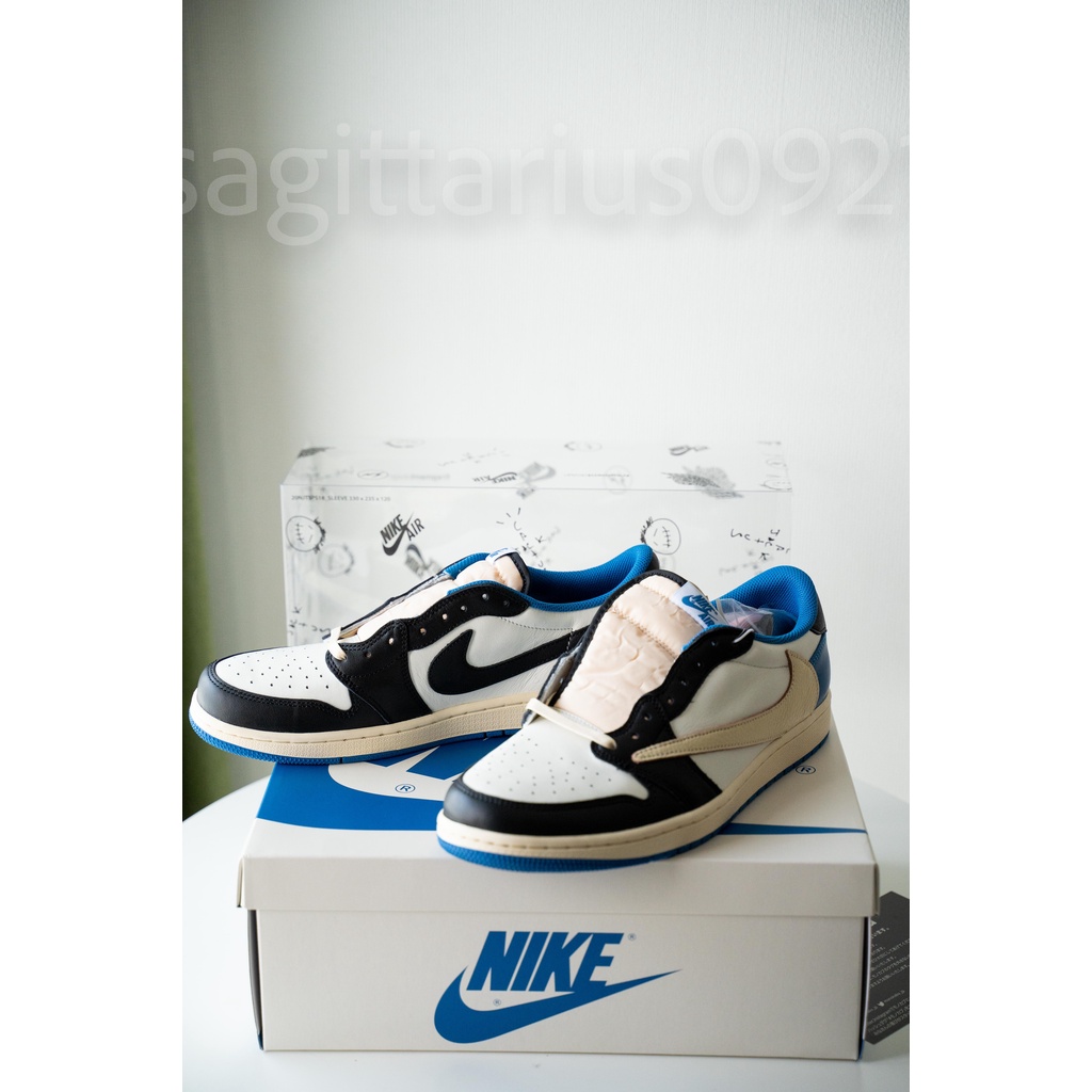 Travis Scott x Fragment x Air Jordan 1 Low OG 29.5cm US11.5 | 蝦皮購物