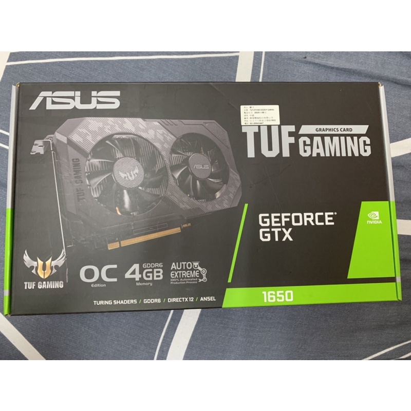 TUF Gaming GTX 1650 4GD6 | 蝦皮購物