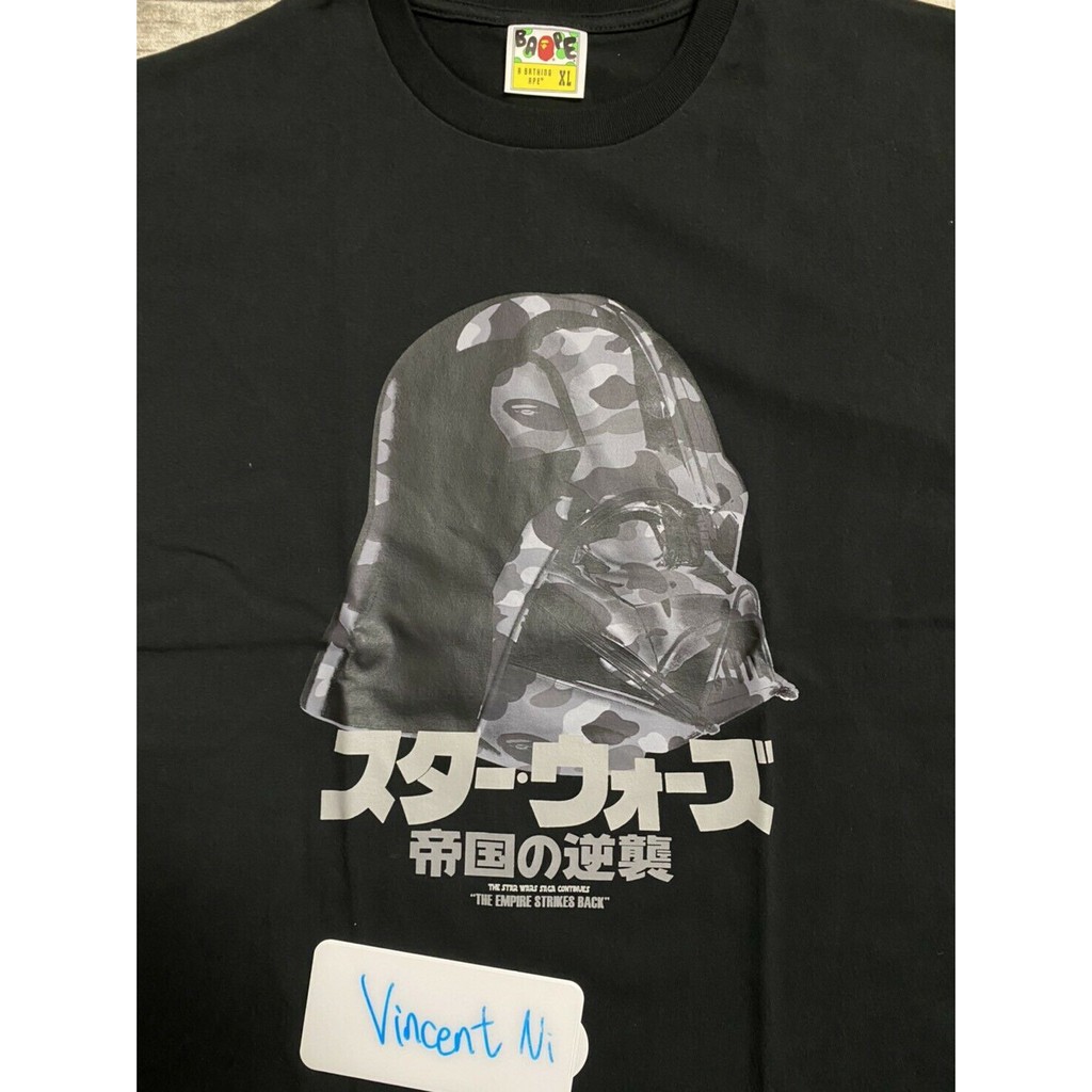 全新現貨BAPE X STAR WARS 星際大戰DARTH VADER TEE 黑武士天行者