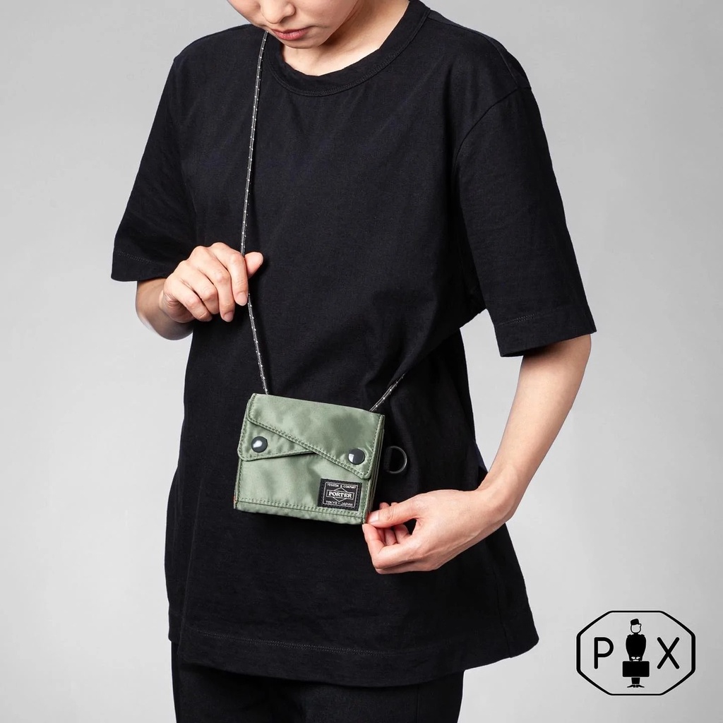 代購日本吉田PORTER PX TANKER SLING PURSE (S) 斜背小包錢包皮夾日本