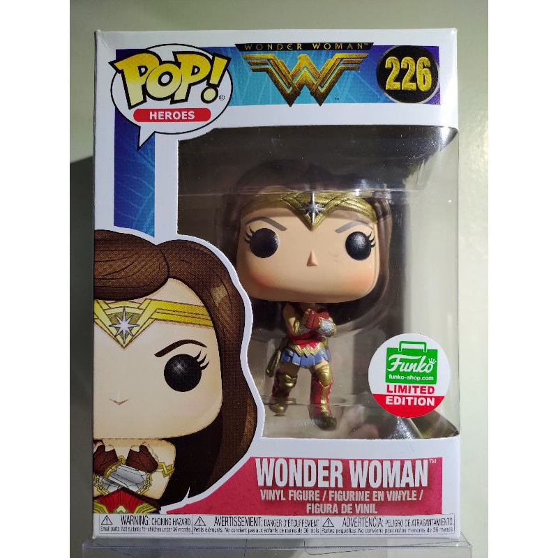 DC 神力女超人2017美國聖誕節發售限定版Wonder Woman Funko POP #226