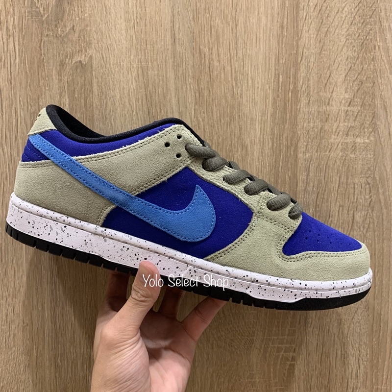 全新Nike SB Dunk Low PRO Celadon 藍卡其青瓷大理石潑墨鞋底BQ6817