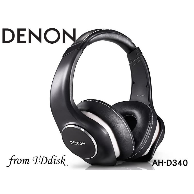 志達電子 AH-D340 福利品出清(頭帶或耳罩脫皮) DENON AH D340 可換線式 耳罩式耳機[公司貨]