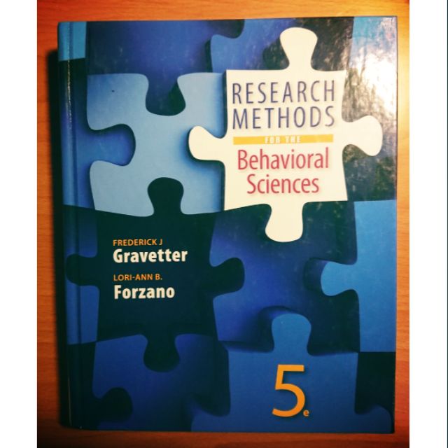 Research Methods for the Behavioral Sciences 5 版 心理學 二手 | 蝦皮購物