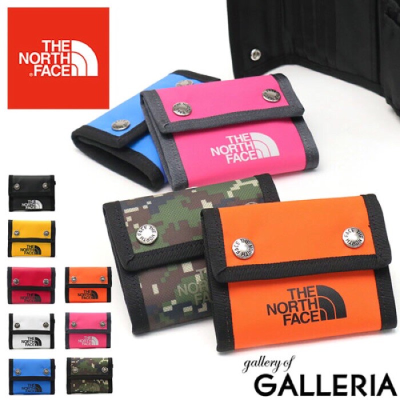 HANSAN』THE NORTH FACE BC DOT WALLET 防潑水折疊零錢包短夾皮