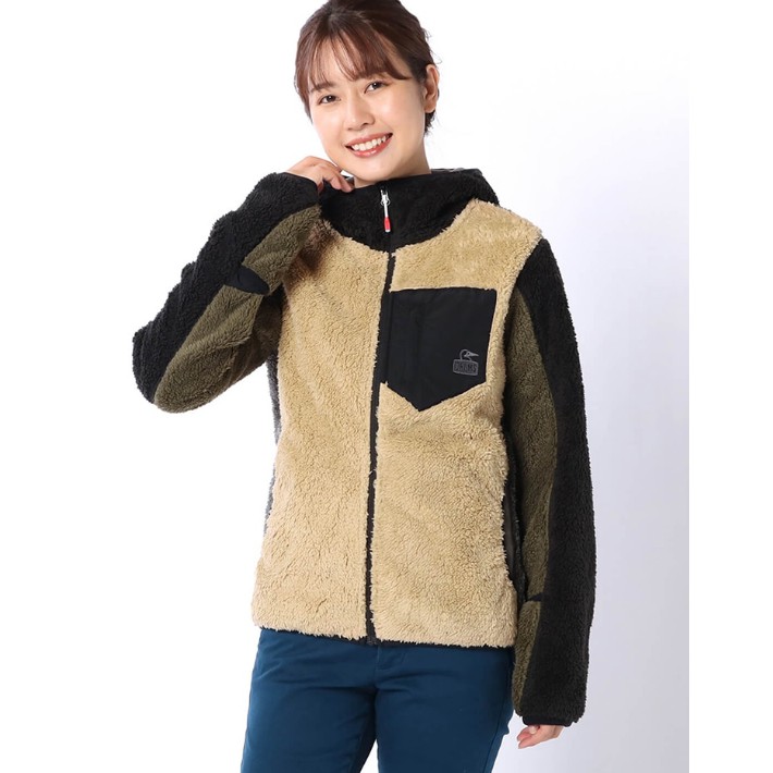 小売価格 新品タグ付 CHUMS Bonding Fleece Zip Parka M