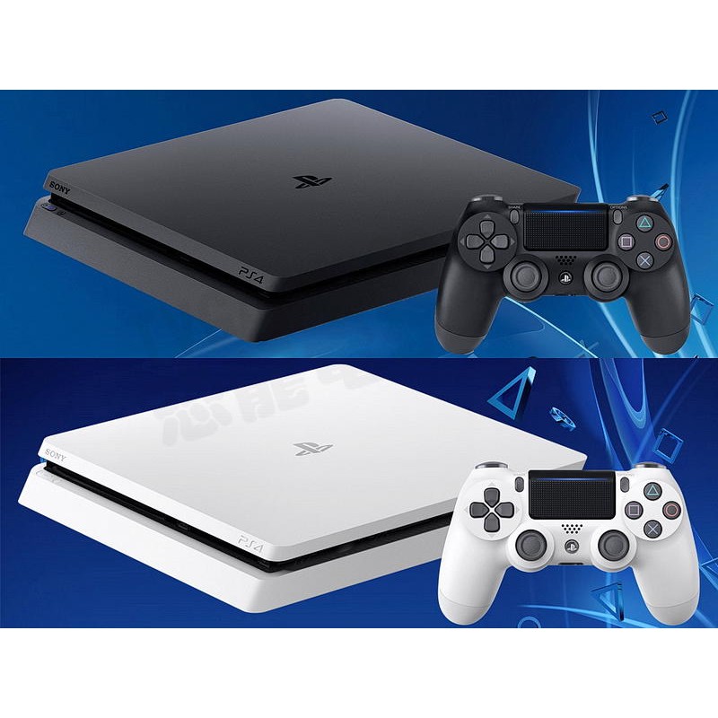 SONY PS4 SLIM 新版主機CUH-2218 500G 極致黑冰河白黑色白色公司貨