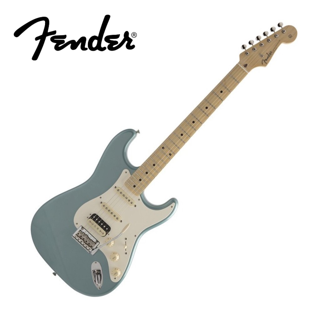 Fender MIJ Hybrid 50s Strat MN OTM HSS 電吉他淺藍款【敦煌樂器