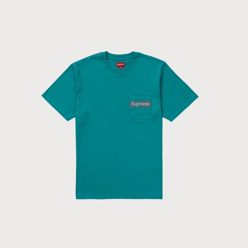 Supreme Mesh Stripe Pocket T-shirt 口袋短袖| 蝦皮購物